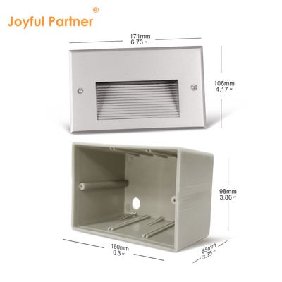 Lampu Langkah SMD LED 3W 170*106mm AC100-240V IK10 Warna Putih Luar