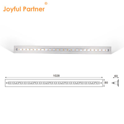 Lampu Linear Bawah Air LED Wall Washer RGBW 4in1 Garansi 3 Tahun Rumah Baja Tahan Karat Luar Ruangan IP68