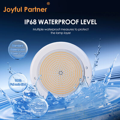 Color Underwater LED Swimming Pool Resin Dipenuhi IP68 35W AC12V Remote Control PAR56 Cahaya Putih