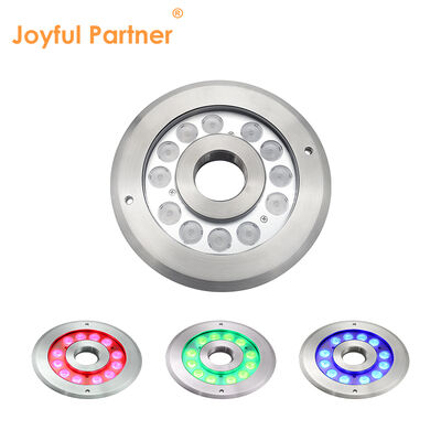 LED 12V 24V Air mancur Cahaya bawah air IP68 Baja tahan karat RGB Struktur Jet Air Waterproof Perubahan warna Kontrol eksternal
