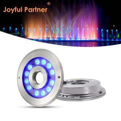 LED 12V 24V Air mancur Cahaya bawah air IP68 Baja tahan karat RGB Struktur Jet Air Waterproof Perubahan warna Kontrol eksternal