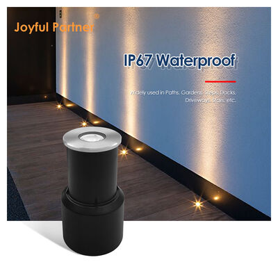 Mini IP67 Underground Light Waterproof Single Color 3000K Stainless Steel 1W 3W Mounting Recessed