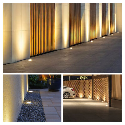 Mini IP67 Underground Light Waterproof Single Color 3000K Stainless Steel 1W 3W Mounting Recessed
