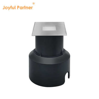 Lampu bawah tanah LED 3W Bentuk persegi 304 atau 316 Baja tahan karat 45*45MM Frame Aluminium Die Cast Body