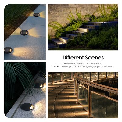 LED In-Ground Sideview Light 1W 3W 12V-24VDC Pure Aluminum 6063# Housing