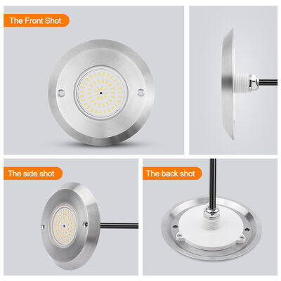 Lampu Kolam Renang PAR 56 Bawah Air IP68 6W SMD2835 Dimensi 110*34MM Ultra Tipis 10MM