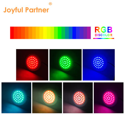 Kolam Renang LED RGB IP68 Tahan Air Terpasang Penuh DC12V 25W Tahan UV Dengan Remote Control