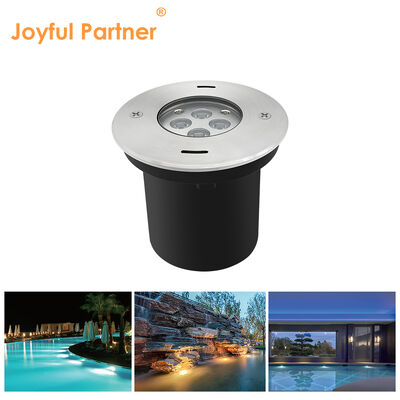 Lampu Tersembunyi Bawah Air Muka Baja Tahan Karat 316 Bahan Kelas Laut Dengan Diameter 110MM