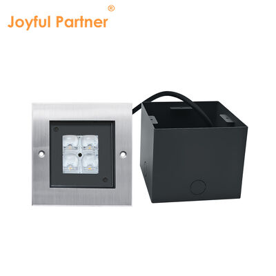 Lampu bawah tanah LED persegi canggih 24V 8W 316 stainless steel dengan garansi penggantian 2 tahun