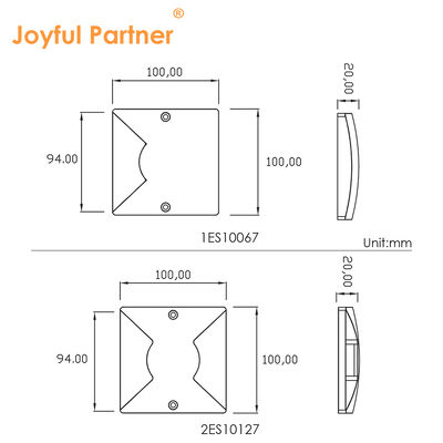 Lampu Deck Inground Lampu IP67 Ultra tipis Waterproof 1W 3W DC12V 24V IK Rate 08 Untuk Teras Path