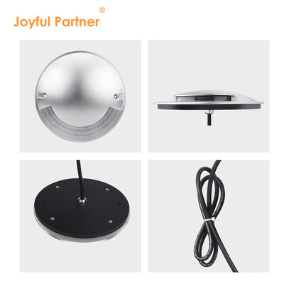 Lampu Inground Stainless Steel Cover 10W OSRAM SMD DIA 172MM Dengan Selongsong Pemasangan ABS