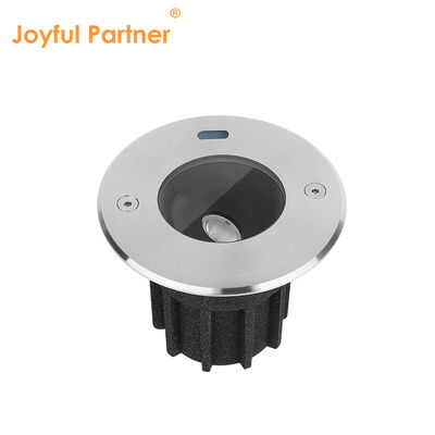 Drive-Over Waterproof LED Inground Light 316L Stainless Steel Adjustable Beam DIA95MM 3W CREE SMD