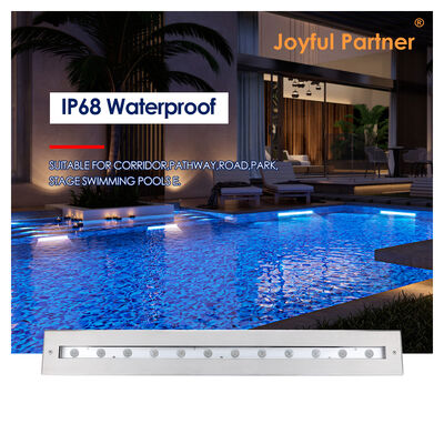 Underwater Linear Light DC12V 316 Stainless Steel DMX 512 RGB 12W 24W 628MM Length For Waterfall