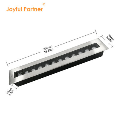 Lampu Bawah Tanah LED Panjang 1000MM IK08 RA85 24W 48W CCT 3000K Untuk Proyek Pencahayaan Bangunan
