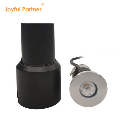 Mini IP67 Underground Light Waterproof Single Color 3000K Stainless Steel 1W 3W Mounting Recessed