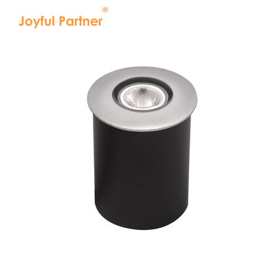 Lampu Kolam Renang Tersembunyi DC12~24V 1W 2W LED Stainless Steel Warna Tunggal Dengan Kotak Hitam ABS