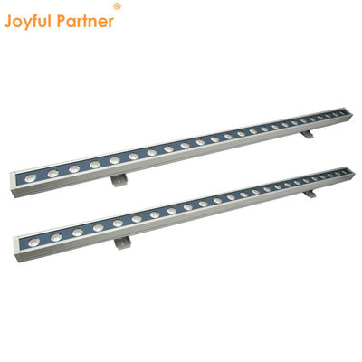 24W Rgbw LED Wall Washer Light Linear 2700k - 6500k Waterproof Untuk Bangunan