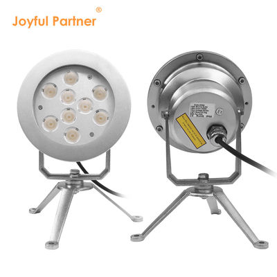 Lampu Sorot LED Air RGBW DMX Control Stainless Steel 304 Untuk Kolam Renang Pesisir Eropa