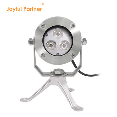 Kualitas tinggi DC24V Kontrol 304 Stainless Steel DMX512 RGBW IP68 12w LED Lampu Bawah Air