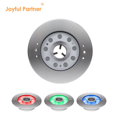 Lampu air mancur bawah laut IP68 9W RGB stainless steel 316 untuk air mancur musik