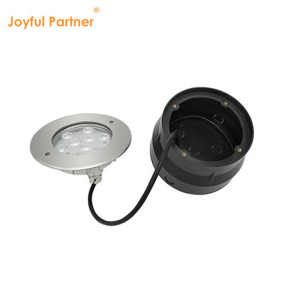 12V 24V LED Lampu Bawah Air 9W 18W RGB Full Color Lampu Baja Baja IP68 Untuk Kolam Renang