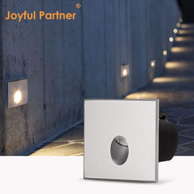 Smart LED Lampu Dinding IP65 Aluminium Bodi persegi Bentuk DC 24v 1w 2w 3w Lampu Tangga LED Untuk Koridor
