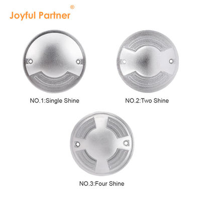 Lampu Dek Bawah Tanah 12/24DC IP67 Waterproof 3W OSRAM SMD LED warna tunggal CE ROHS Dengan Garansi 2 Tahun