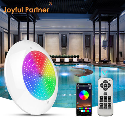 Lampu Kolam Renang Submersible LED Pabrik Dipasang di Dinding 260mm*40mm Warna RGBW Dengan Remote Control
