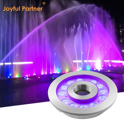 IP68 LED Fountain Light 36W Rumah Baja Ringan 3In1 RGB Lampu Bawah Air
