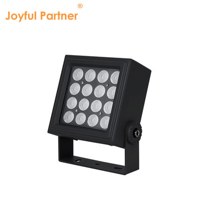 Efisiensi Tinggi Led Flood Light 16W Die Casting Aluminium DC24V AC220V IP65 130*130MM Bentuk persegi