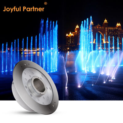 Lampu Nozel Air Mancur LED DC12V/24V IP68 RGB DMX DIA250mm Jet Air Lanskap Dapat Diredupkan